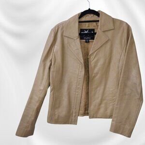 Wilson’s leather motorcycle jacket women’s small fitted